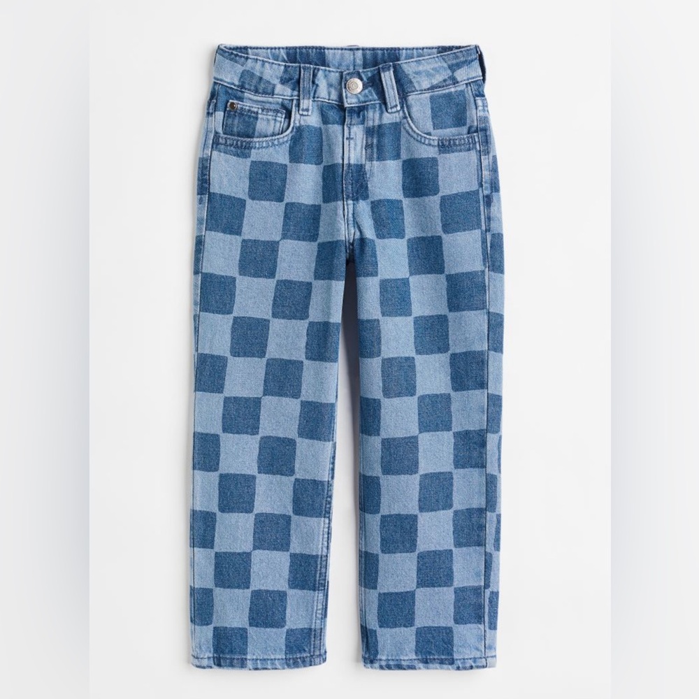 KIDS Checkered jeans